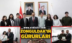 Zonguldak’ın gururları Vali Osman Hacıbektaşoğlu’nu ziyaret etti