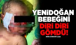 Yenidoğan bebeğini diri diri gömdü!