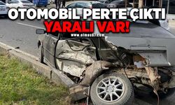 Otomobil perte çıktı yaralı var