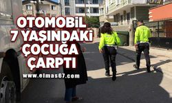 Otomobil 7 yaşındaki çocuğa çarptı