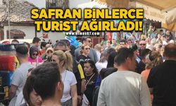 Safran binlerce turist ağırladı