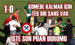 Zonguldak Kömürspor'un kümede kalması için tek bir ihtimal var!