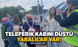 Teleferik kabini düştü yaralılar var