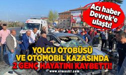 Yolcu otobüsü ve otomobil kazasında acı haber Devrek'e ulaştı... 2 kişi hayatını kaybetti