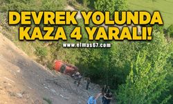 Devrek yolunda kaza 4 yaralı