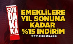 Emeklilere Yıl Sonuna Kadar %15 İndirim