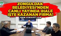 Zonguldak Belediyesi’nden canlı yayında ihale... İşte kazanan firma!