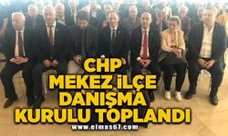 CHP Merkez İlçe Danışma Kurulu Toplandı