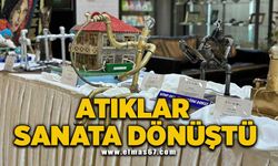 Atıklar sanata dönüştü