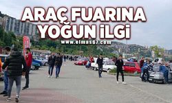 Kozlu'daki araç fuarına yoğun ilgi