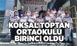 Köksal Toptan Ortaokulu birinci oldu