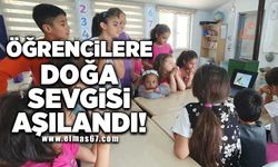 Öğrencilere doğa sevgisi aşılandı