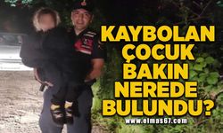 Kaybolan çocuk bakın nerede bulundu?