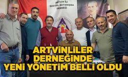 Artvinliler derneğinde yeni yönetim belli oldu!