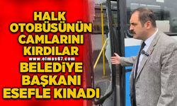 Kozlu’da Halk otobüsünün camları kırıldı! Belediye başkanı esefle kınadı