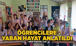 Öğrencilere yaban hayat anlatıldı!