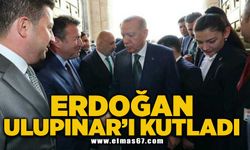 Cumhurbaşkanı Erdoğan, Özcan Ulupınar'ı kutladı