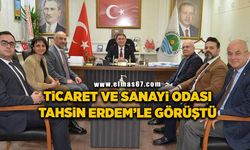Zonguldak Ticaret ve Sanayi Odası, Tahsin Erdem ile görüştü