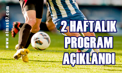 Zonguldak’ta 2 haftalık program açıklandı