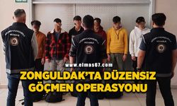 Zonguldak’ta düzensiz göçmen operasyonu