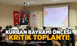 Kurban Bayramı öncesi kritik toplantı!