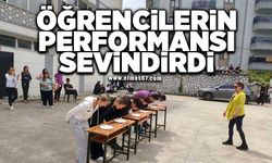 Öğrencilerin  performansı sevindirdi