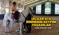 İzciler ata binmenin keyfini yaşadı