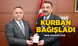 Vali Osman Hacıbektaşoğlu kurban bağışında bulundu