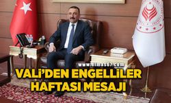 Vali Osman Hacıbektaşoğlu’ndan Engelliler Haftası mesajı
