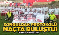 Zonguldak protokolü maçta buluştu