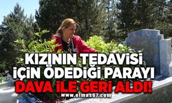 Kızının tedavisi için ödediği parayı açtığı dava ile geri aldı