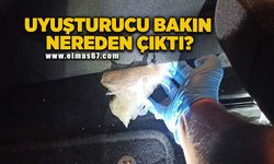 Vites konsoluna uyuşturucu saklamışlar