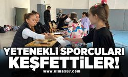 Yetenekli sporcuları keşfettiler