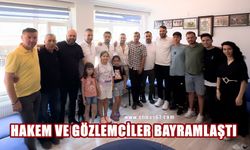 Zonguldaklı hakem ve gözlemciler bayramlaştı