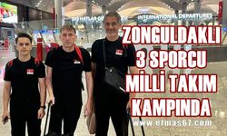 Zonguldaklı 3 sporcu Milli Takım kampına katıldı