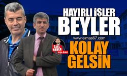 Hayırlı işler beyler,kolay gelsin!