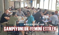 Şampiyonluk için yemin ettiler