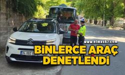Zonguldak'ta binlerce araç denetlendi