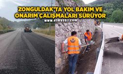 Zonguldak’ta yol bakım ve onarım çalışmaları sürüyor