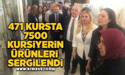 471 kursta 7500 Kursiyerin ürünleri sergilendi