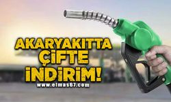 Akaryakıtta çifte indirim!