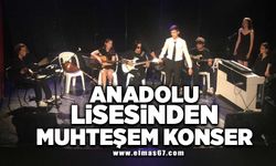 Anadolu lisesinden muhteşem konser