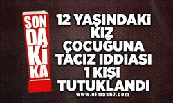 12 yaşındaki çocuğa taciz iddiası 1 kişi tutuklandı!