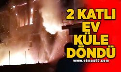 2 Katlı ev küle döndü