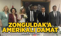 Zonguldak’a Amerikalı damat