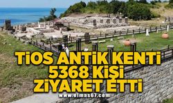 Filyos Tios Antik Kenti’ni 5368 kişi ziyaret etti