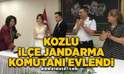 Kozlu ilçe jandarma Komutanı evlendi