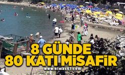 8 günde nüfusunun 80 katı misafir ağırladı