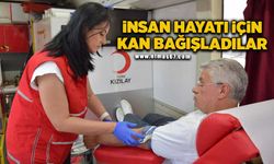 İnsan hayatı için kan bağışladılar