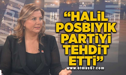 "Halil Posbıyık partiyi tehdit etti"